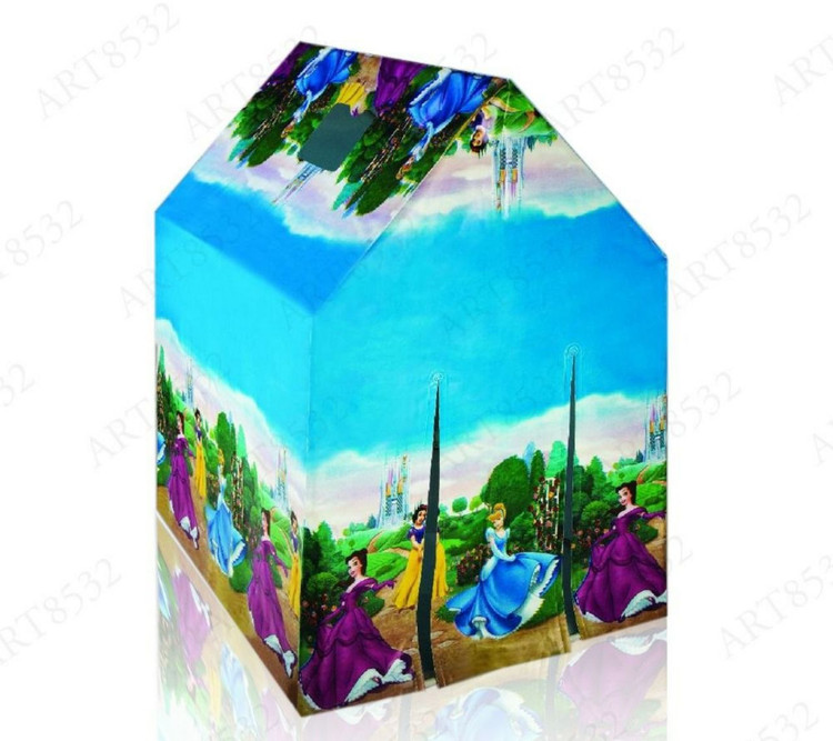 چادر کلبه ای کودک با جنس پارچه شمعی نایلونی و ابعاد ۹۵ سانت