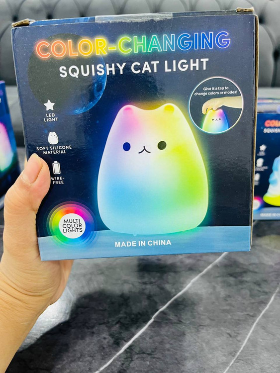 چراغ خواب سیلیکون گربه ای